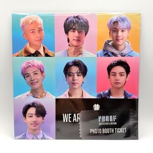 BTS Proof Collector's Edition Photo Booth Ticket - Colorful Member Grid